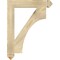 Ekena Millwork Westlake Arts & Crafts Rough Sawn Bracket, Douglas Fir, 4"W x 26"D x 34"H BKT04X26X34WTL03RDF - alternate 4